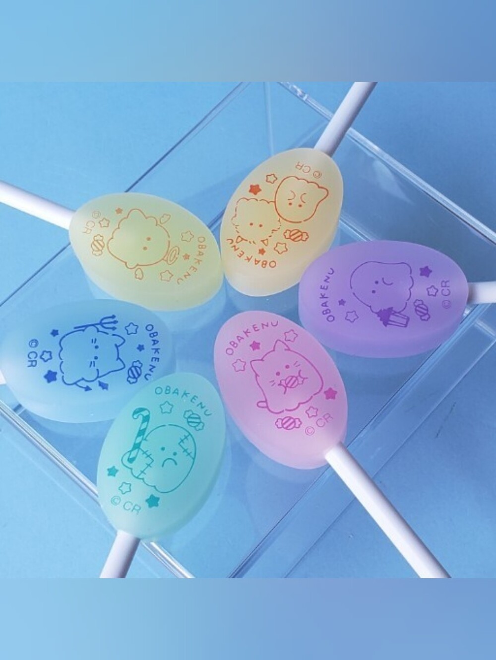 2 Obakenu Secret Candy Eraser Blind Bag 🇯🇵kawaii Japanese Stationery